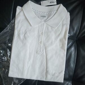 Old Navy Kids White Polo Shirt